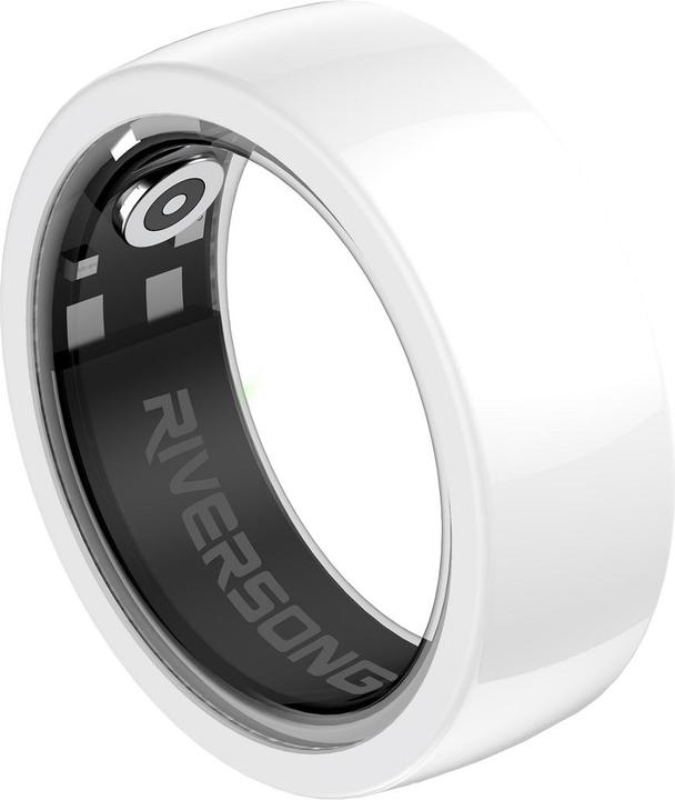 Actual product image Riversong smartring Trinity black SR01 (8, White)