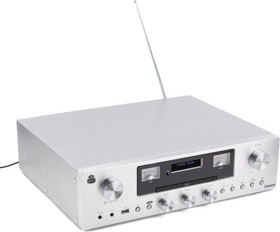 Immagine prodotto GPO PR200 - Sistema HiFi Premium Line, radio DAB+, CD, USB, bluetooth (Bluetooth, 1x 12 W)
