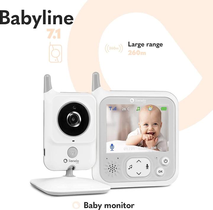 Produktbild Lionelo Babyline (Babyphone mit Kamera, 260 m)
