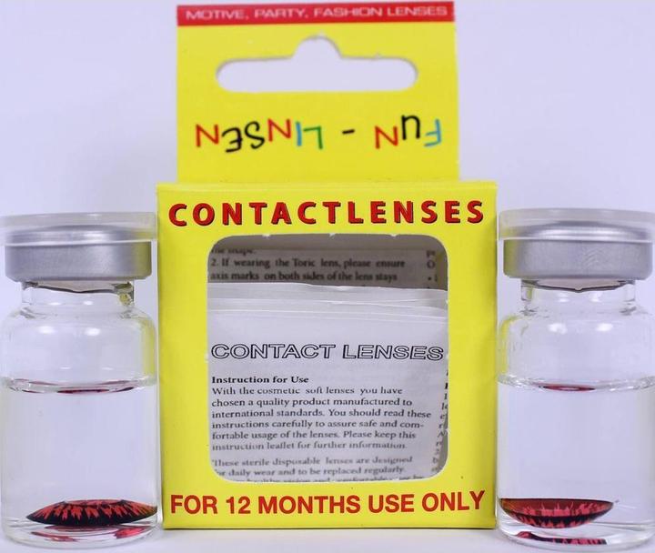 Actual product image Zoelibat Contact lenses red cat (Red)