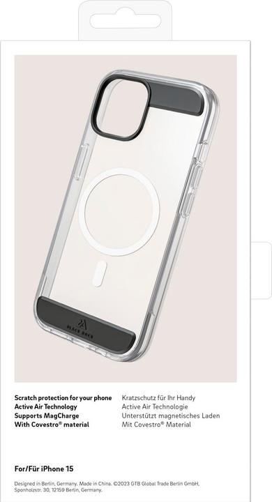 Actual product image Black Rock Mag Air Protection (Apple iPhone 15)