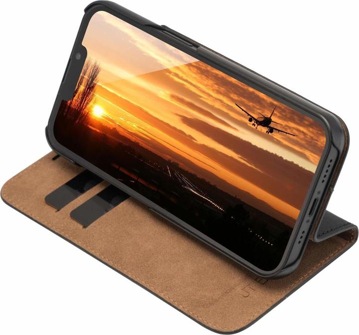 Actual product image JT Berlin iPhone 13 Pro Max - Tegel Flip Case black (Apple iPhone 13 Pro Max)