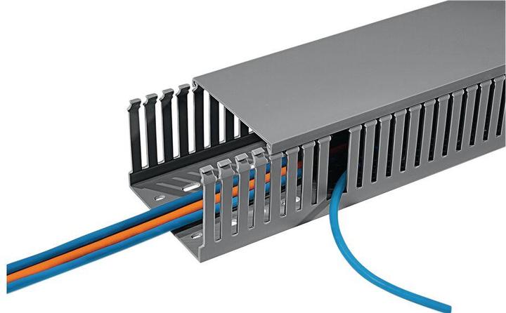 Produktbild HellermannTyton Slotted trunking narrow W80 x H80mm (200 cm)