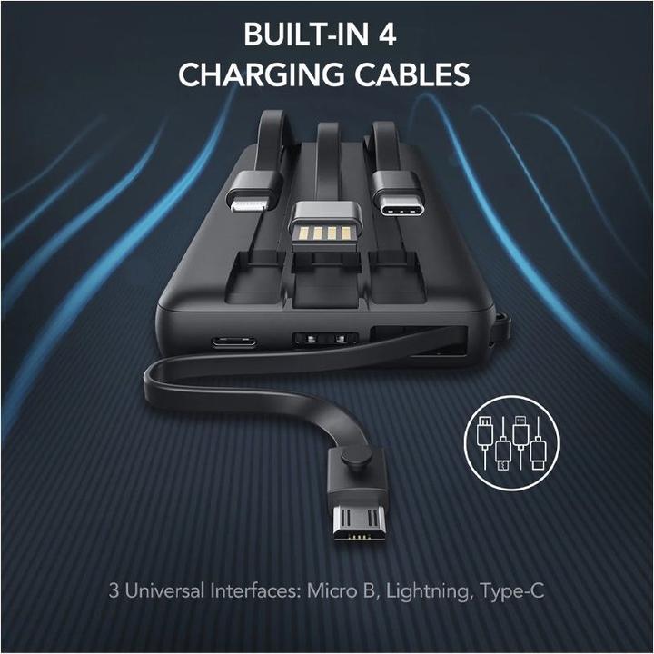 Produktbild Veger C20 Powerbank inkl. Kabel - 20'000mAh (20000 mAh, 10 W, 77 Wh)