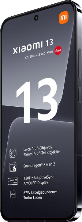 Actual product image Xiaomi 13 (256 GB, Black, 6.36", Dual SIM, 50 Mpx, 5G)