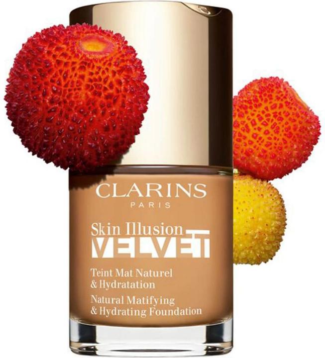 Actual product image Clarins Skin Illusion Velvet No 114N (No.114N Cappuccino)