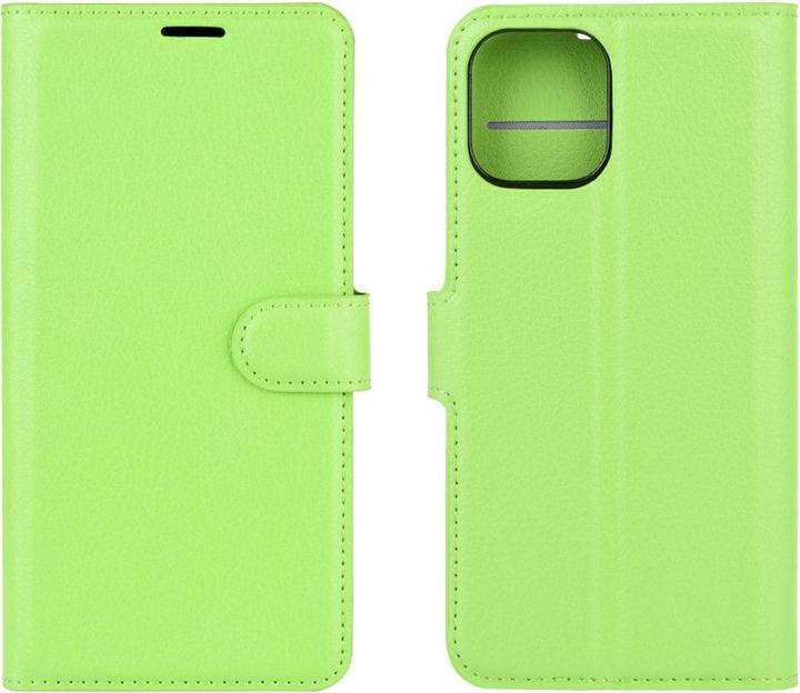 Cover-Discount iPhone 12 / 12 Pro - Leder Etui Hülle grün (Apple iPhone 12 Pro, Apple iPhone 12)