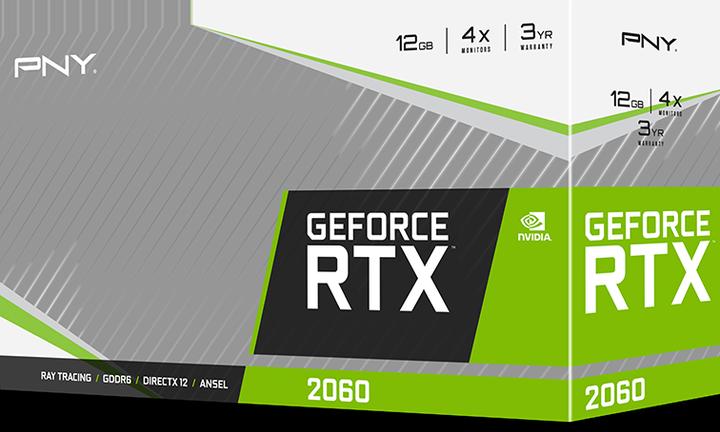 Actual product image PNY RTX 2060 12GB XLR8 GAMING UPRISING, GeForce RTX 2060, 12 GB, GDDR6, 192 bit, 7680 x 4320 Pixel (12 GB)