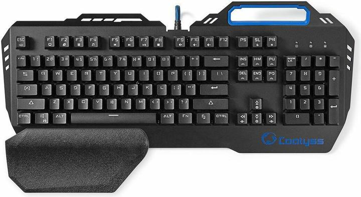 Produktbild Nedis Mechanische Gaming-Tastatur GKBD400BKUS - US International (US, Kabelgebunden)