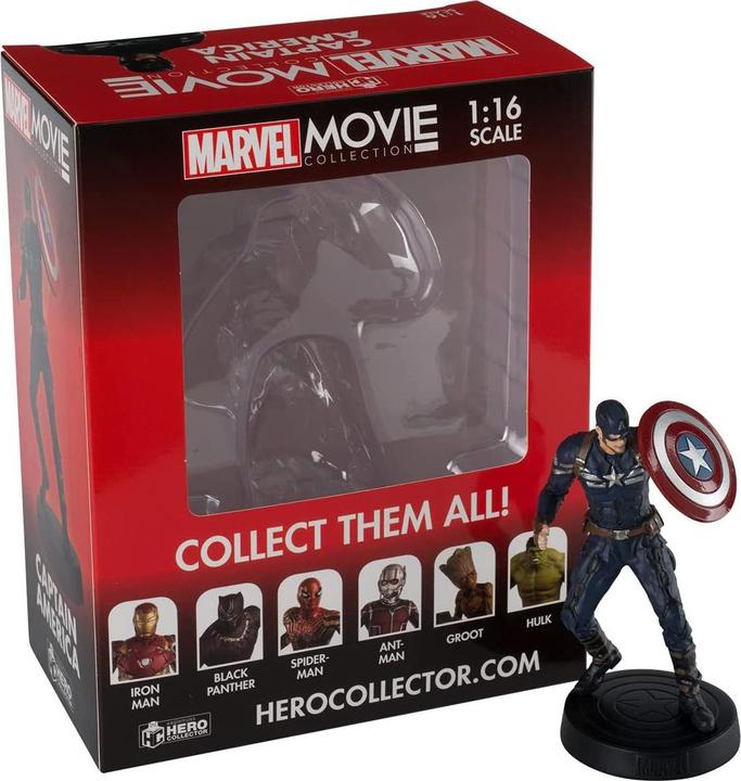 Image du produit Thumbs Up ThumbsUp! figurine Captain America 1:16 bleu/rouge