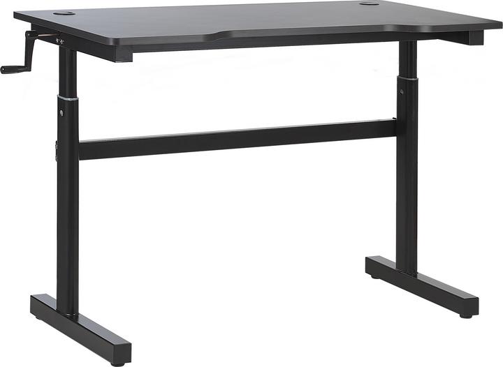 Produktbild Beliani Spieltisch schwarz 120 x 60 cm RGB LED-Beleuchtung manuell verstellbar DURBIN
