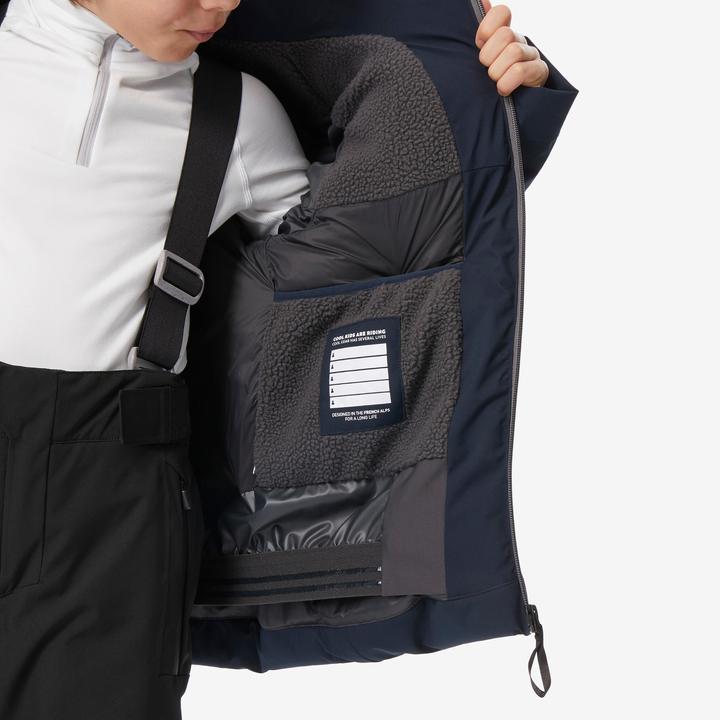 Produktbild Wedze Skijacke Kinder wattiert warm und wasserdicht - 500 blau (164)