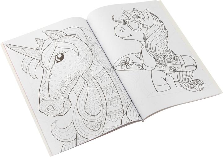 Actual product image Grafix Unicorn Colouring and Activity Book