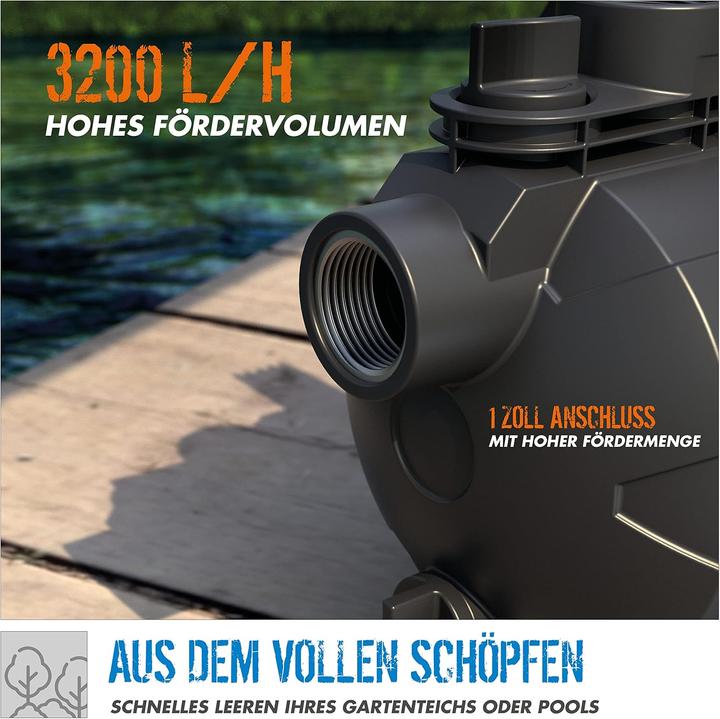 Immagine prodotto Güde Pompa da giardino " GP 6035 " Protezione termica, corpo resistente agli urti, 600 W (Pompa da giardino)