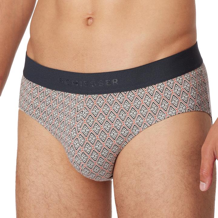 Immagine prodotto Schiesser Confezione da 3 slip / mutande Rio in cotone organico 95/5 (L, confezione da 3)