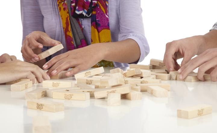Actual product image Hasbro Gaming Jenga Classic (German, French, Italian)