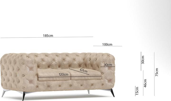 Produktbild Ropez Chelsea (3-Sitzer, 2-Sitzer, Polstergruppe, 1-Sitzer)
