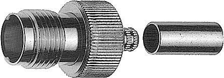 Produktbild Telegärtner TNC-Kabelbuchse Crimp G01 50 Ohm, crimp/crimp, A0805, G01 (RG-58 C/U) (50 dB, Antennendose)