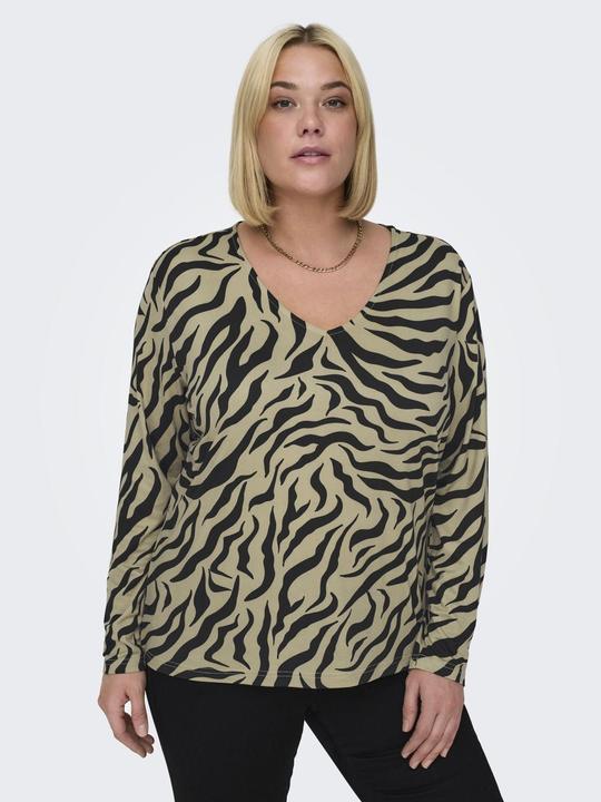 Image du produit Only Coupe normale Col rond Curve Volume des manches Top (M)
