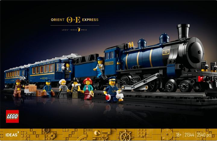 Actual product image LEGO 21344 The Orient Express (21344, LEGO Ideas, LEGO Rare Sets)