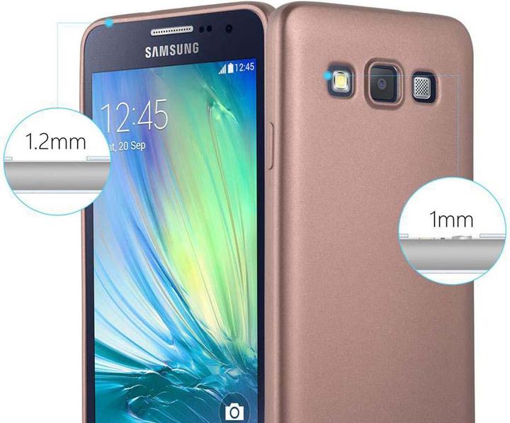 Image du produit Cadorabo Couverture métallique mate TPU (Samsung Galaxy A3)