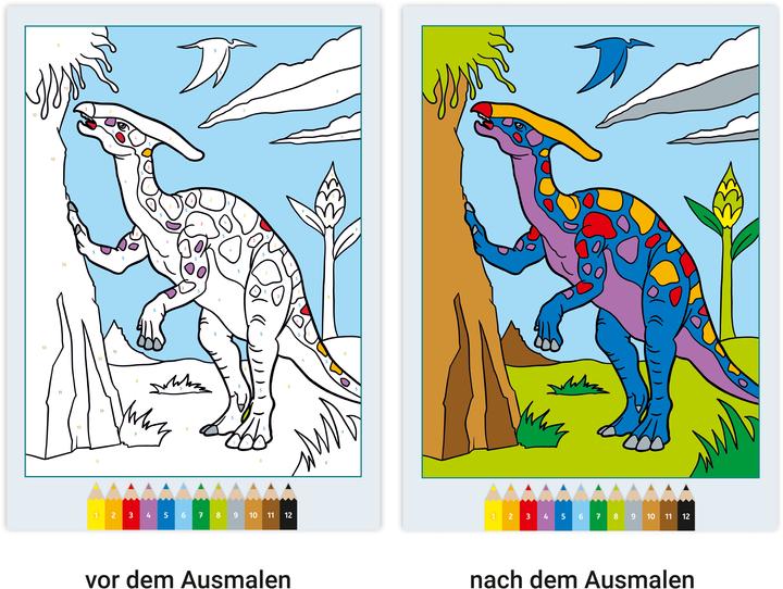 Produktbild Ravensburger CreArt Malen nach Zahlen ab 5: Dinosaurier