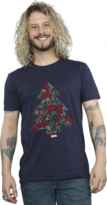 Immagine prodotto Avengers Christmas Tree Maglietta Uomo (4XL)