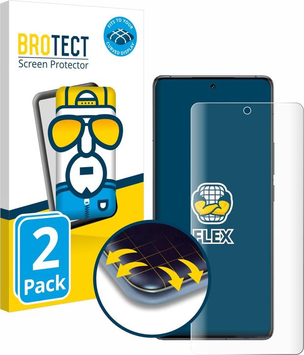 Produktbild BROTECT Full-Cover Displayschutz (2 Stück, Vivo iQOO 12 Pro)
