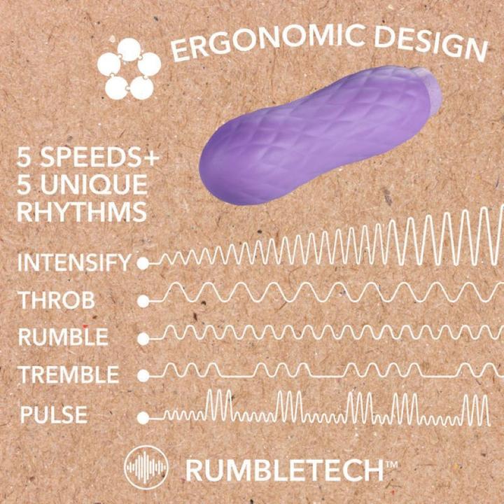 Actual product image Gaia Eco Bliss Vibrator Flieder
