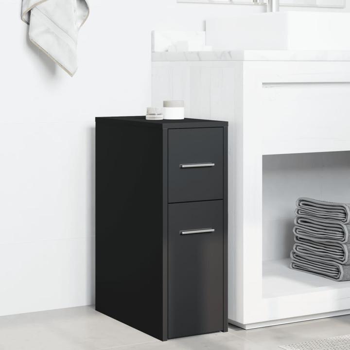 Produktbild VidaXL Badschrank Schmal mit Rollen