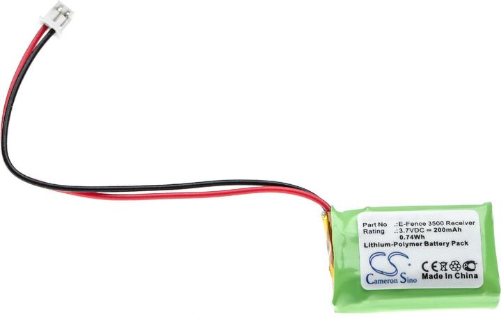 Produktbild XCell Akku für Dogtra E-Fence 3500 Hundehalsband Hunde-Trainer Empfänger u.a. 200mAh (Hund)