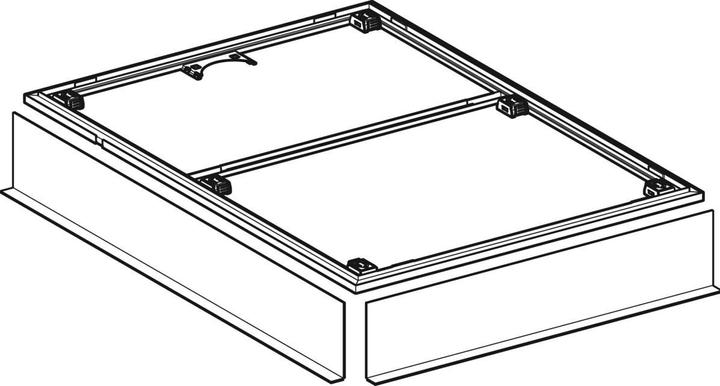 Produktbild Geberit Installationsrahmen für Duschflächen Setaplano über 100 cm, für 6 Füsse, 154.484.00.1