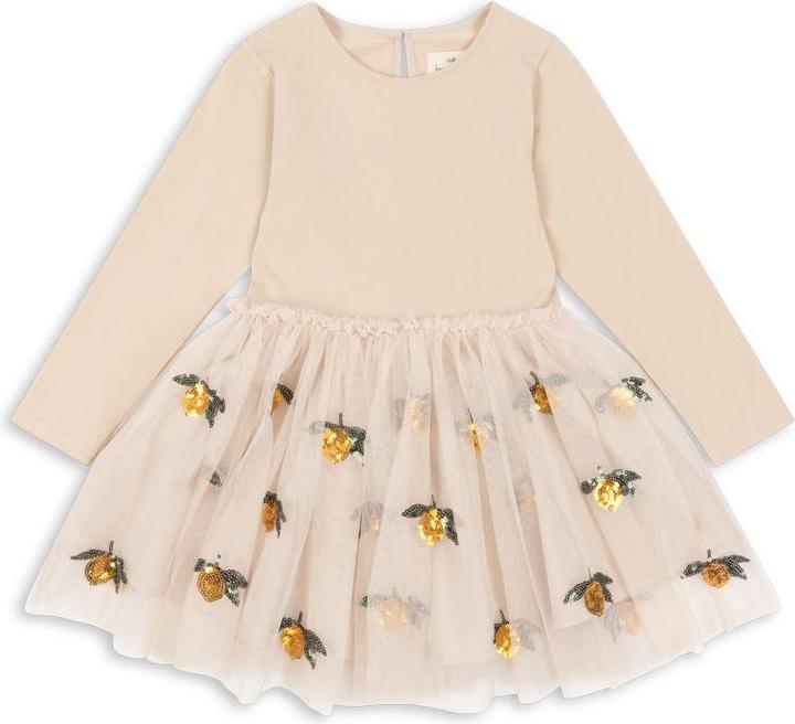 Produktbild Konges Slojd Yvonne Ballerina Kleid Lemon Sequin (122)