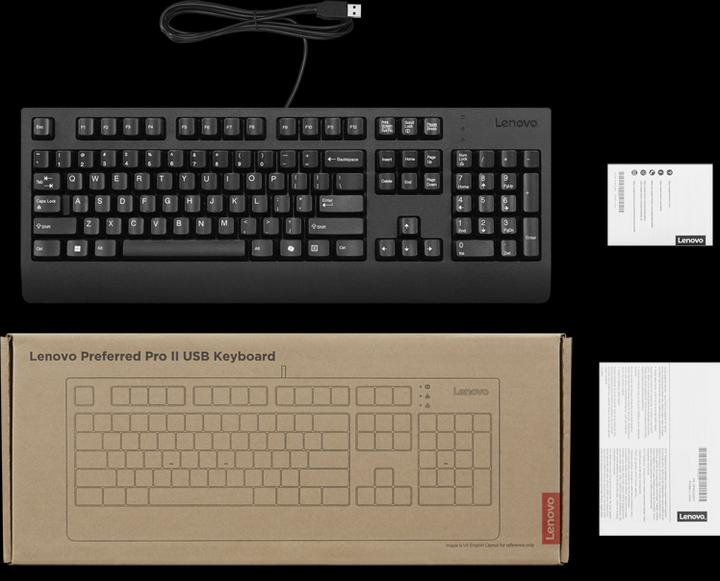 Image du produit Lenovo Preferred Pro II - Tastatur - USB (DE, Filaire)