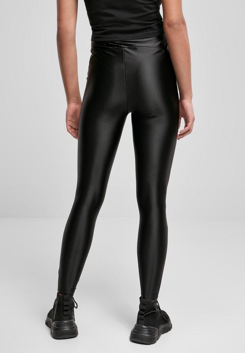 Immagine prodotto Urban Classics Leggings metallici lucidi a vita alta da donna (XS)