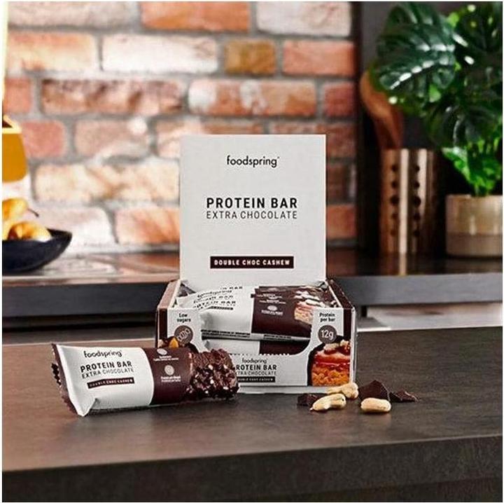 Image du produit Foodspring Protein Bar Extra Chocolate (Chocolat, 12 pcs, 380 g)