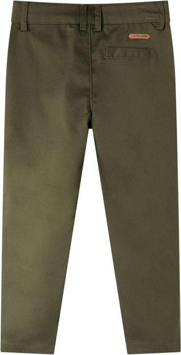 Actual product image VidaXL Children's trousers khaki 116,Material: 60 % cotton. 37 % polyester (116)