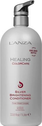 L'Anza Healing ColorCare Silver Brightening Conditioner for Silver Gray White Blonde & Highlighted H (1000 ml)