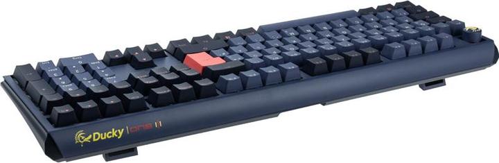 Actual product image Ducky One 3 Cosmic Blue Gaming Keyboard, RGB LED - MX-Red (DE, Cable)