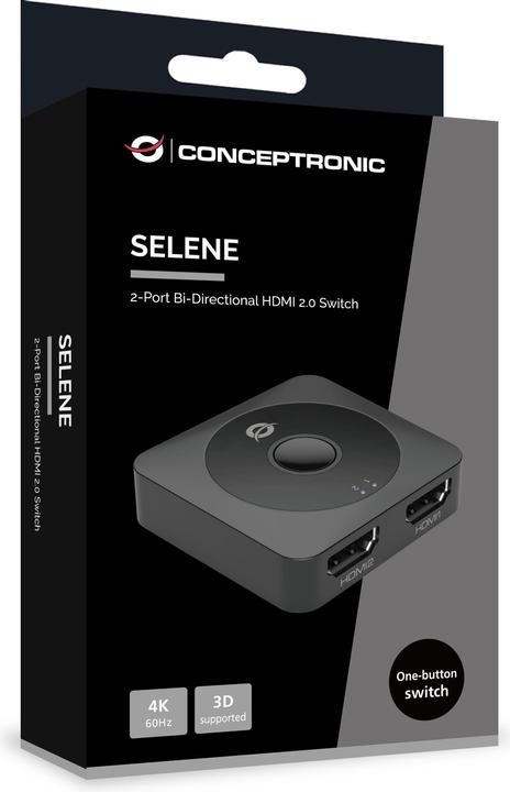 Immagine prodotto Conceptronic Switch Splitter HDMI bidirezionale 2 in 1 bw