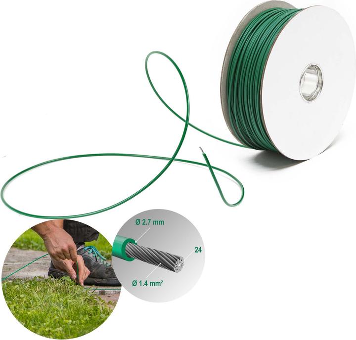 Actual product image Wiltec Boundary cable (Lawn mower, Robot mower garage)