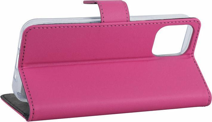 Image du produit Ambiance1 Handyhülle iPhone 12 Mini - Book-Case Kunstleder Pink (Apple iPhone 12 mini)