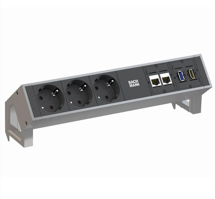 Produktbild Bachmann Desk 2 (7 x, USB, HDMI, RJ45, CEE 7/7, 1.50 m)