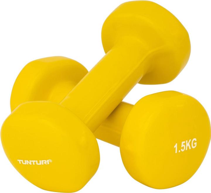 Immagine prodotto Tunturi Vinyl Kurzhanteln (2 x 1,5 kg)