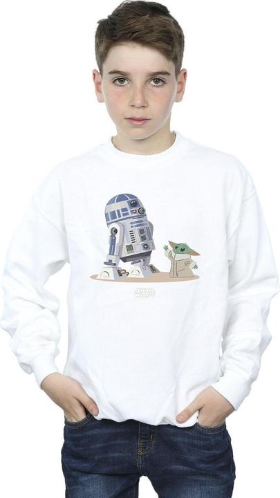 Produktbild Star Wars The Mandalorian R2D2 And Grogu Sweatshirt Jungen (152, 158)