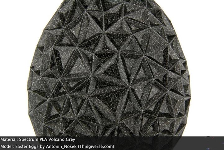 Image du produit Filament PLA Glitter gris volcano 4.5kg 1.75mm (PLA, 1.75 mm, 4500 g, Gris)