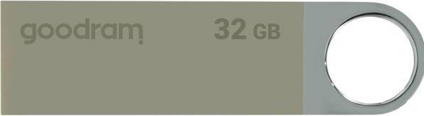Produktbild Goodram 32GB USB 2.0 - 32 GB - USB Typ-A - 2.0 - 20 MB/s - Drehring - Schwarz - Silber (32 GB, USB-A)