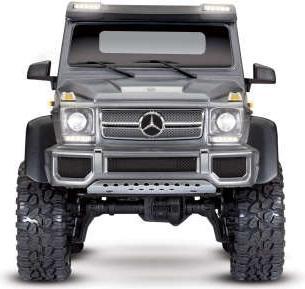 Actual product image Traxxas CRAWLER TRX-6 1:10 6WD EP RTR MERCEDES G63 AMG 6x6 - SILVER WITHOUT charger and WITHOUT battery (RTR Ready-to-Run)