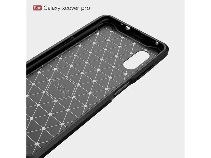 Immagine prodotto Screenguard Samsung Galaxy XCover Pro Cover Carbon Brushed Soft TPU (Samsung Galaxy Xcover Pro)