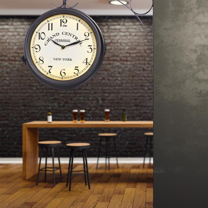 Actual product image Relaxdays Bahnhofsuhr (35 cm)